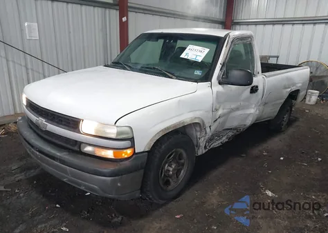 2002 Chevrolet Silverado 1500 Commercial z USA, uszkodzony, nr VIN 1GCEC14W72Z243871